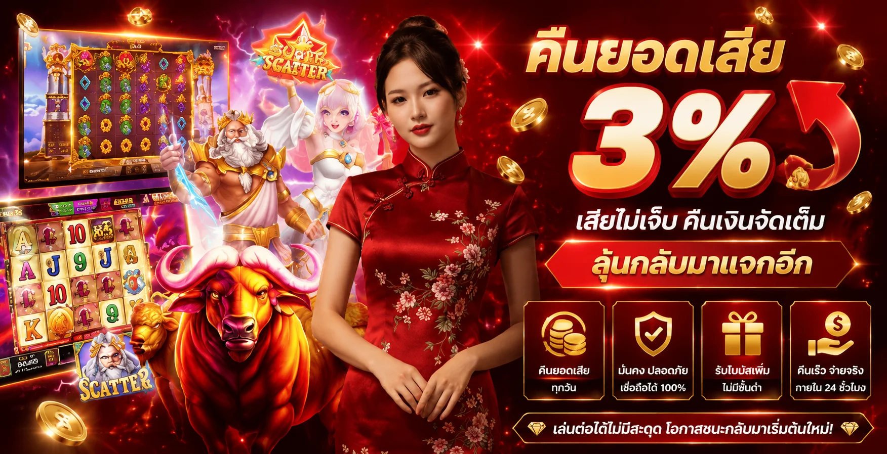 รวมค่ายเกมสล็อตเว็บตรงบน LUXURY88 ฝากถอนออโต้